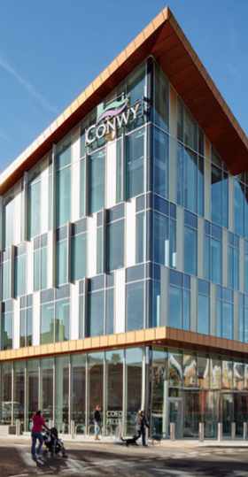 Coed Pella Building Exterior